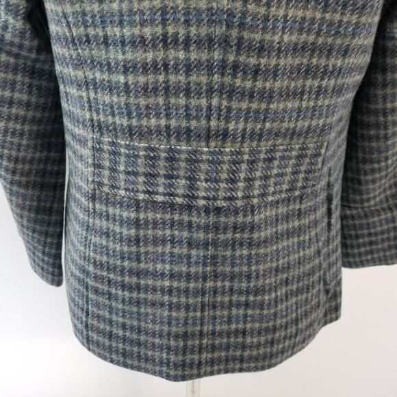 Appleseed's Blue Wool Lined Jacket Blazer Very Good! Size 10P - Picture 5 of 11